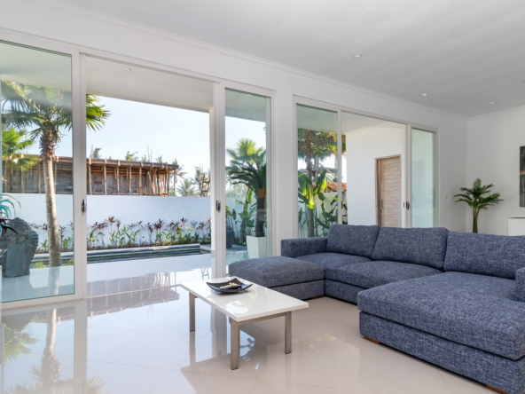 Living room in Ubud 3 bedrooms villa