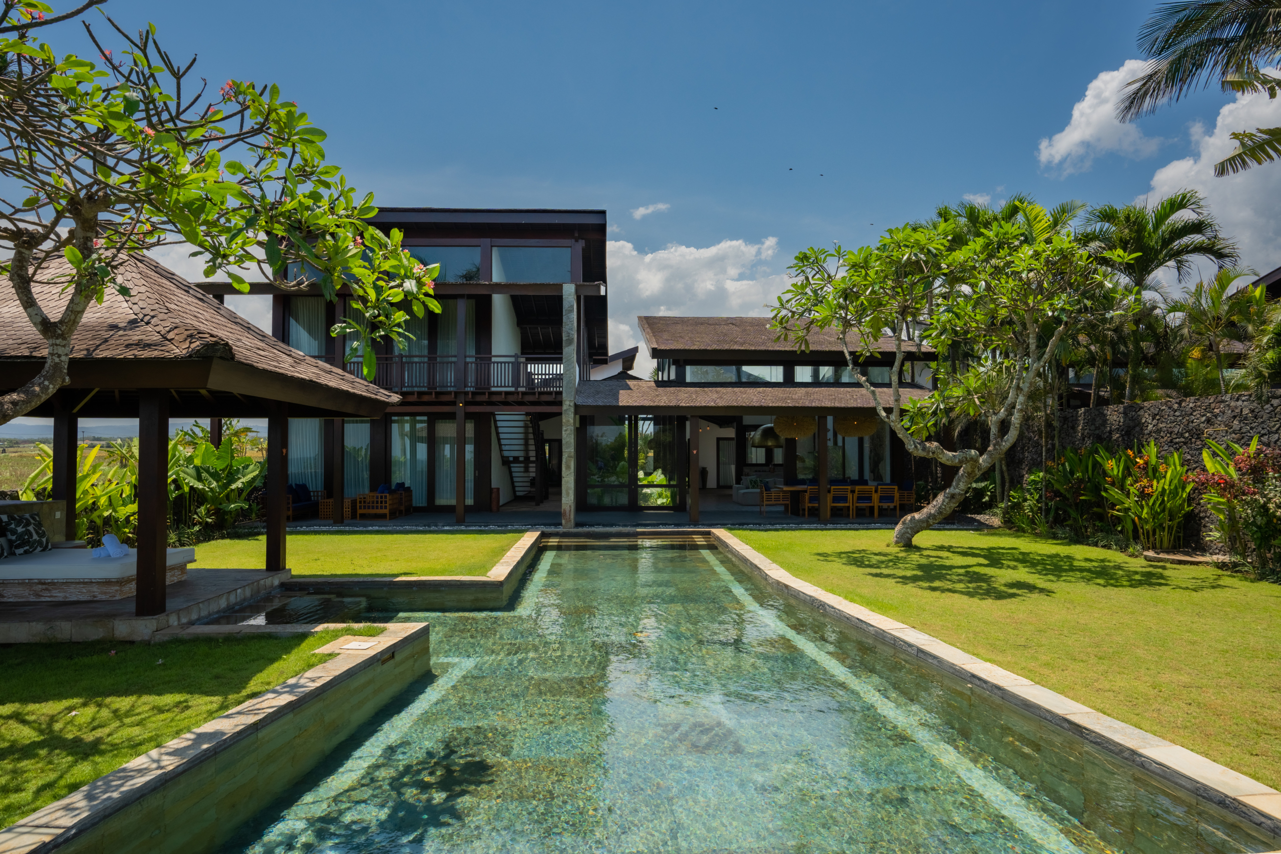 Large private swimming pool