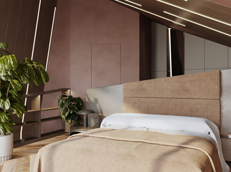 1 of the 3 bedrooms