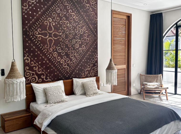 luxurious bedroom with ensuite bathroom