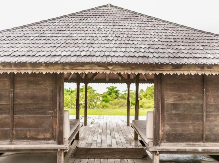 lovely gazebo on the rooftop