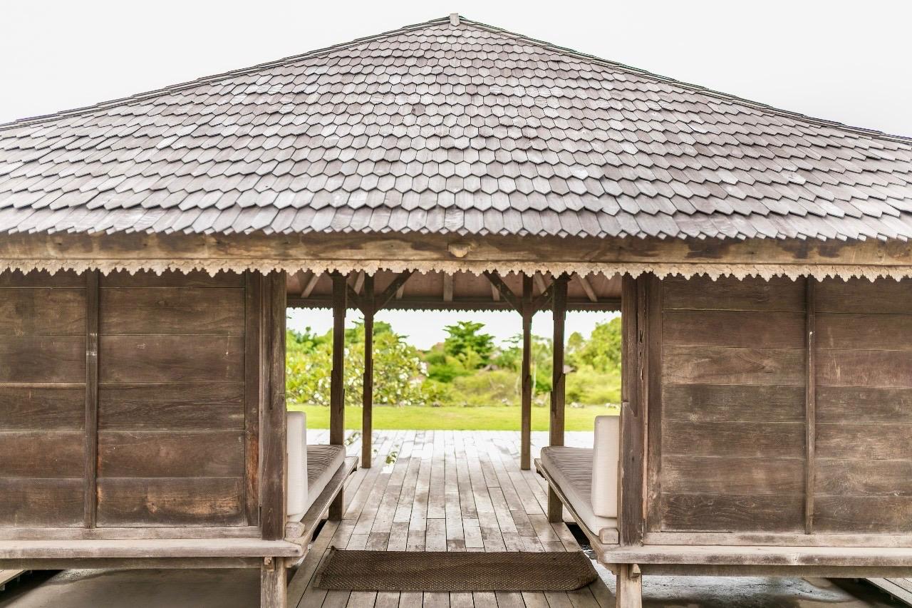 lovely gazebo on the rooftop