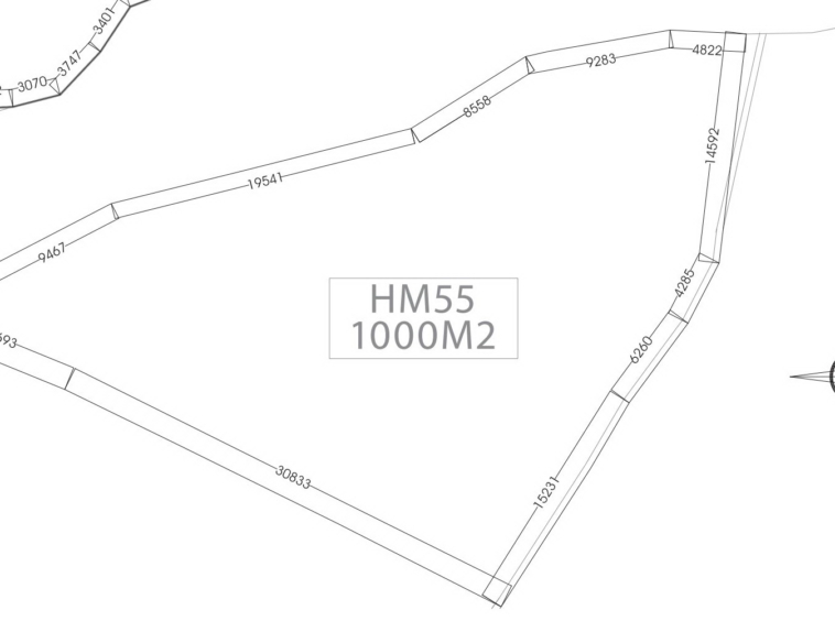 plan of the land for sale