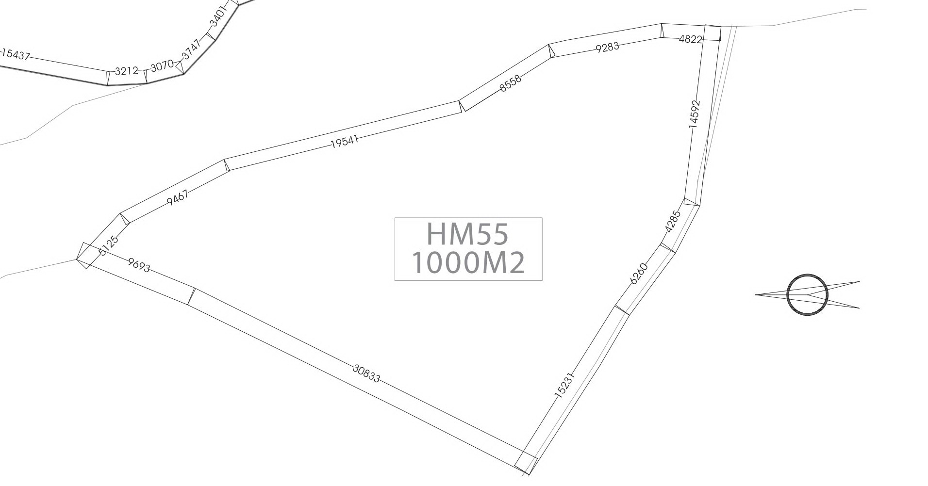 plan of the land for sale