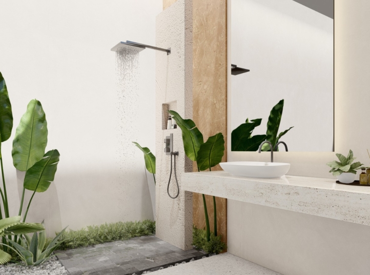 enjoy showering in this luxurious ensuite bathroom