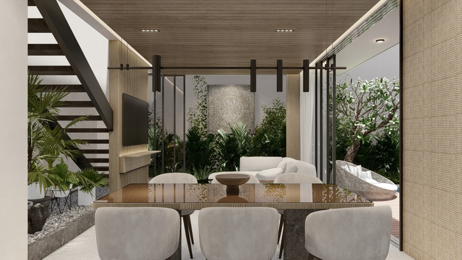 amazing space with dining table
