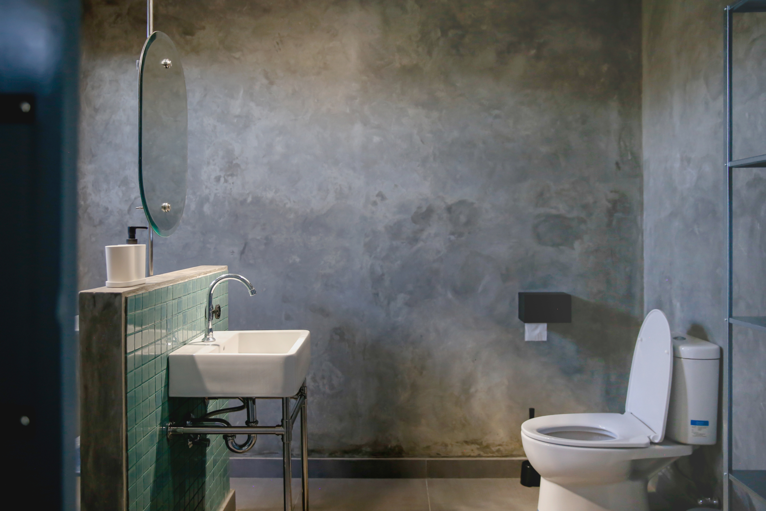 everything is stunning in this villa, also in bathroom