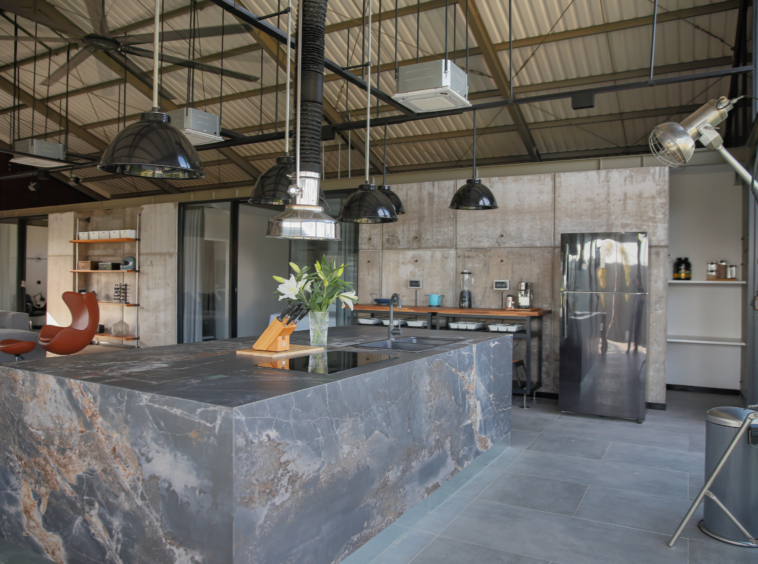 kitchen with high quality materials