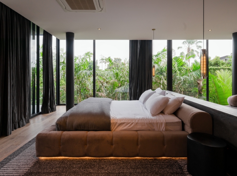 the master bedroom