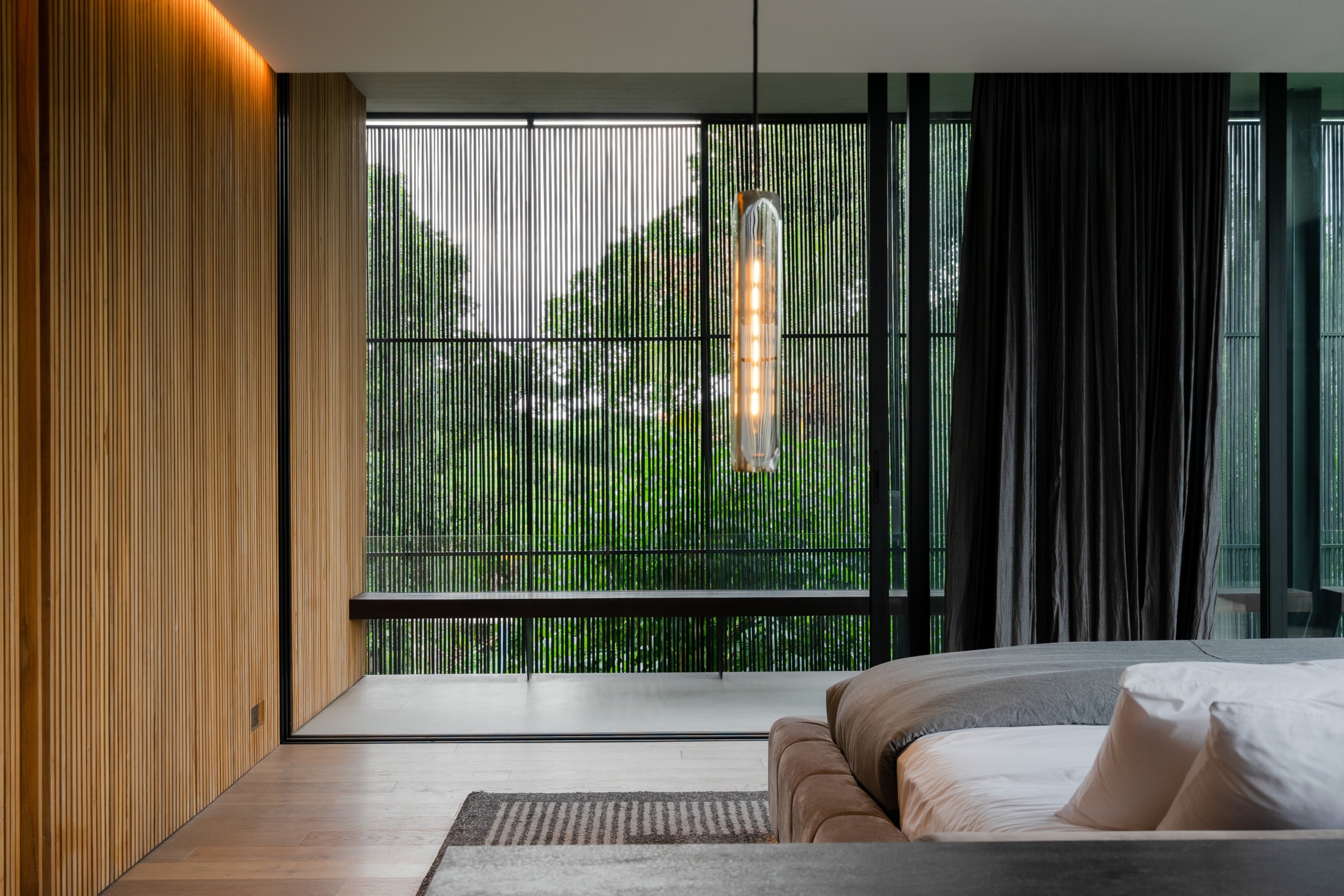 luxurious suite with garden view