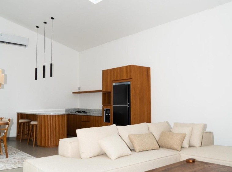 Splendid enclosed living room