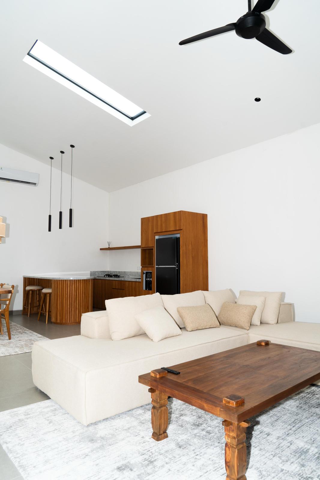 Splendid enclosed living room