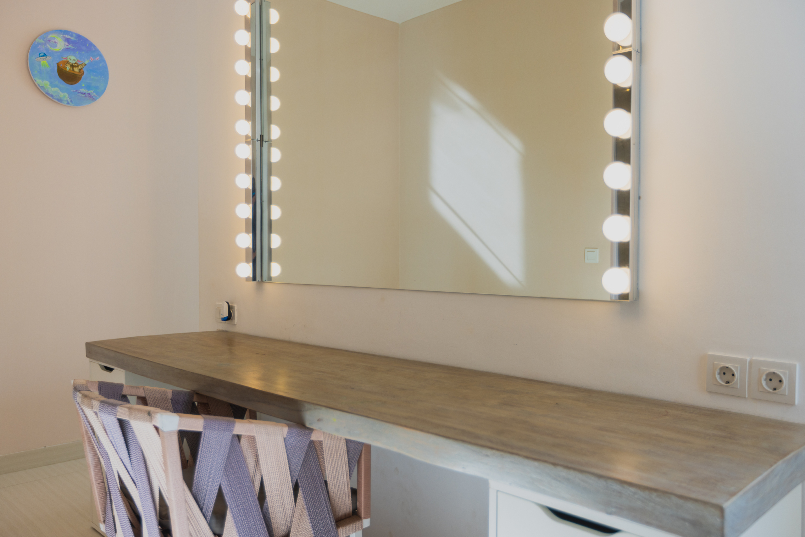 makeup station in all wardrobe
