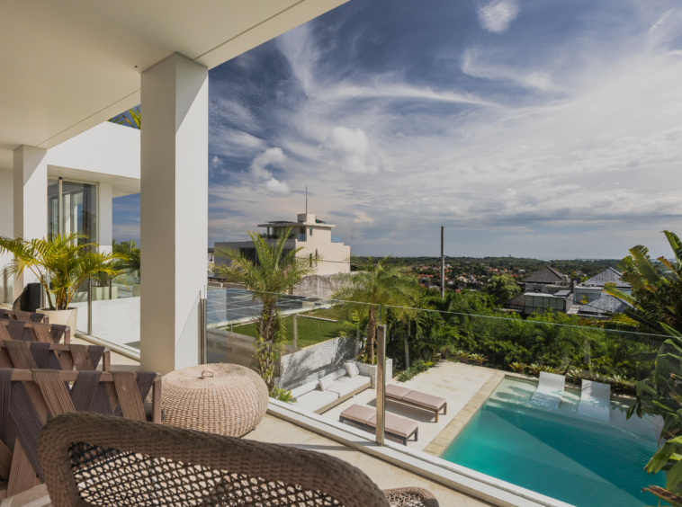 villa view.