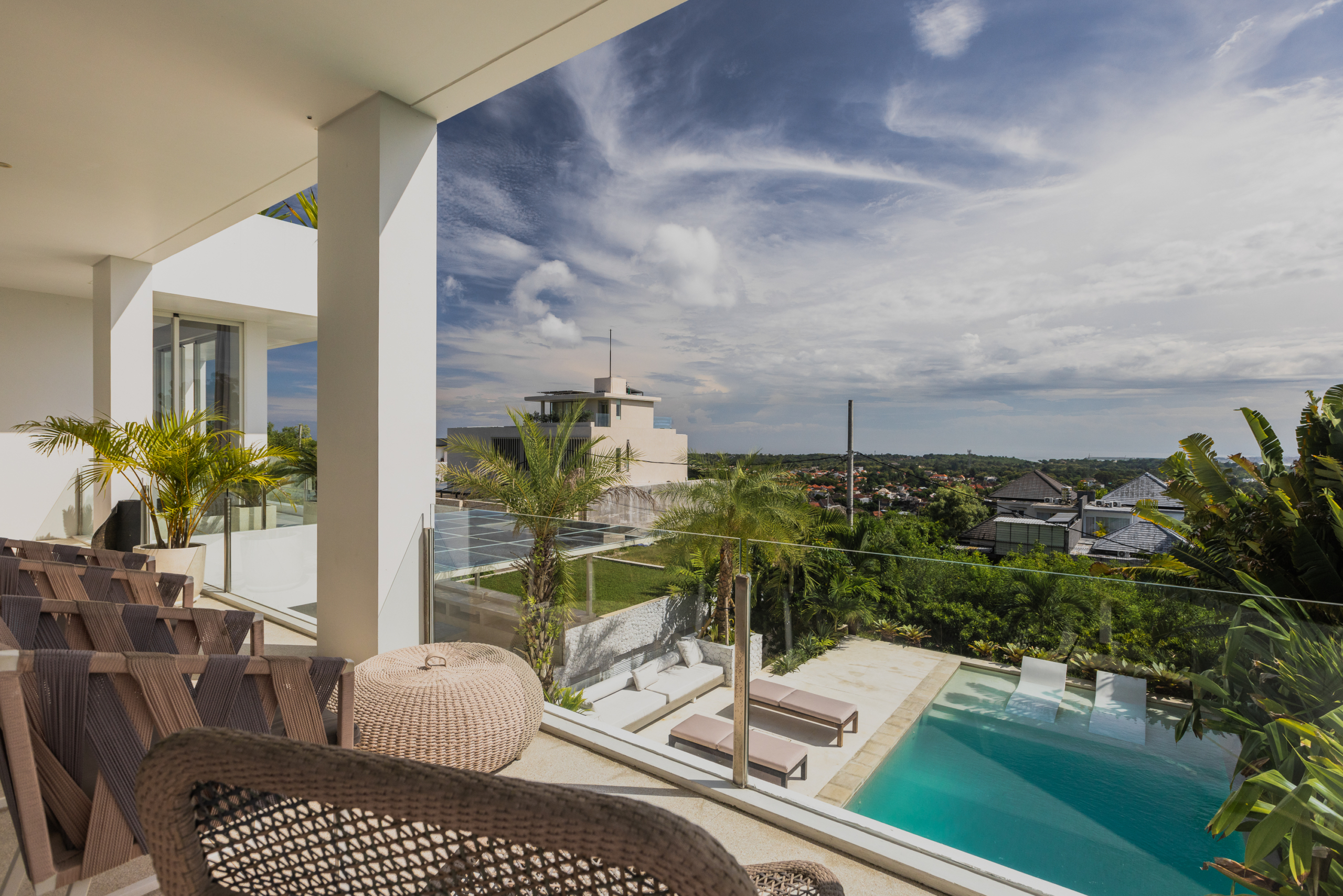 villa view.