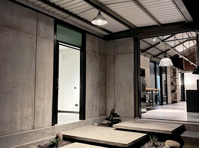the entrance