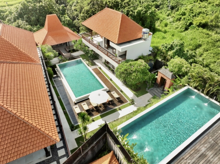 view from the 3 bedroom villa