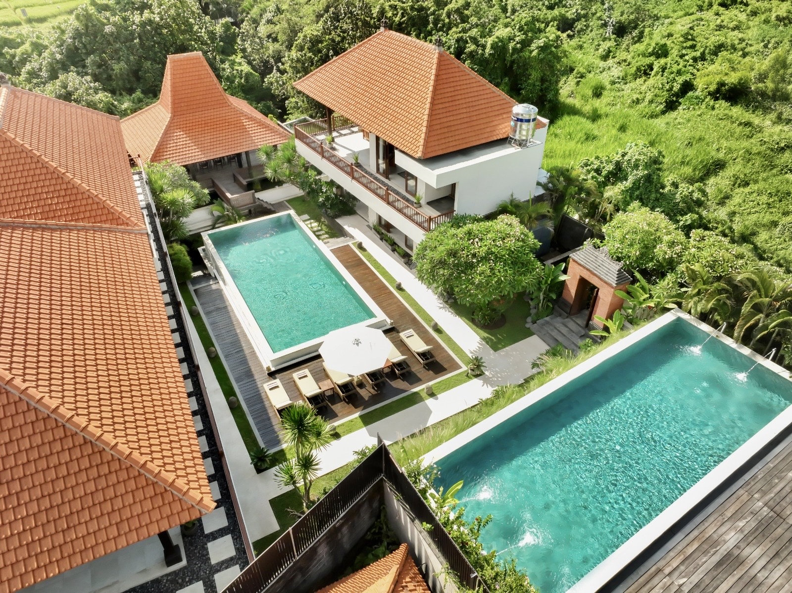 view from the 3 bedroom villa
