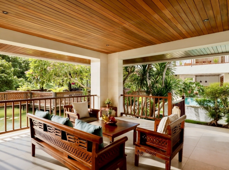 One of the terrasses