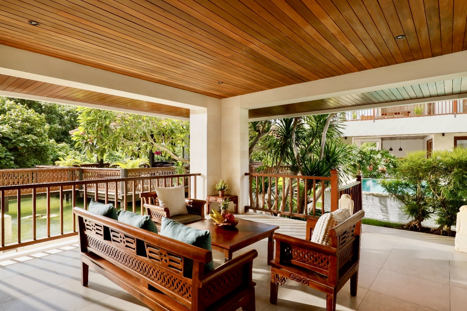 One of the terrasses