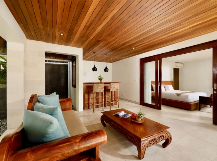 Wood ceiling for this terrasse