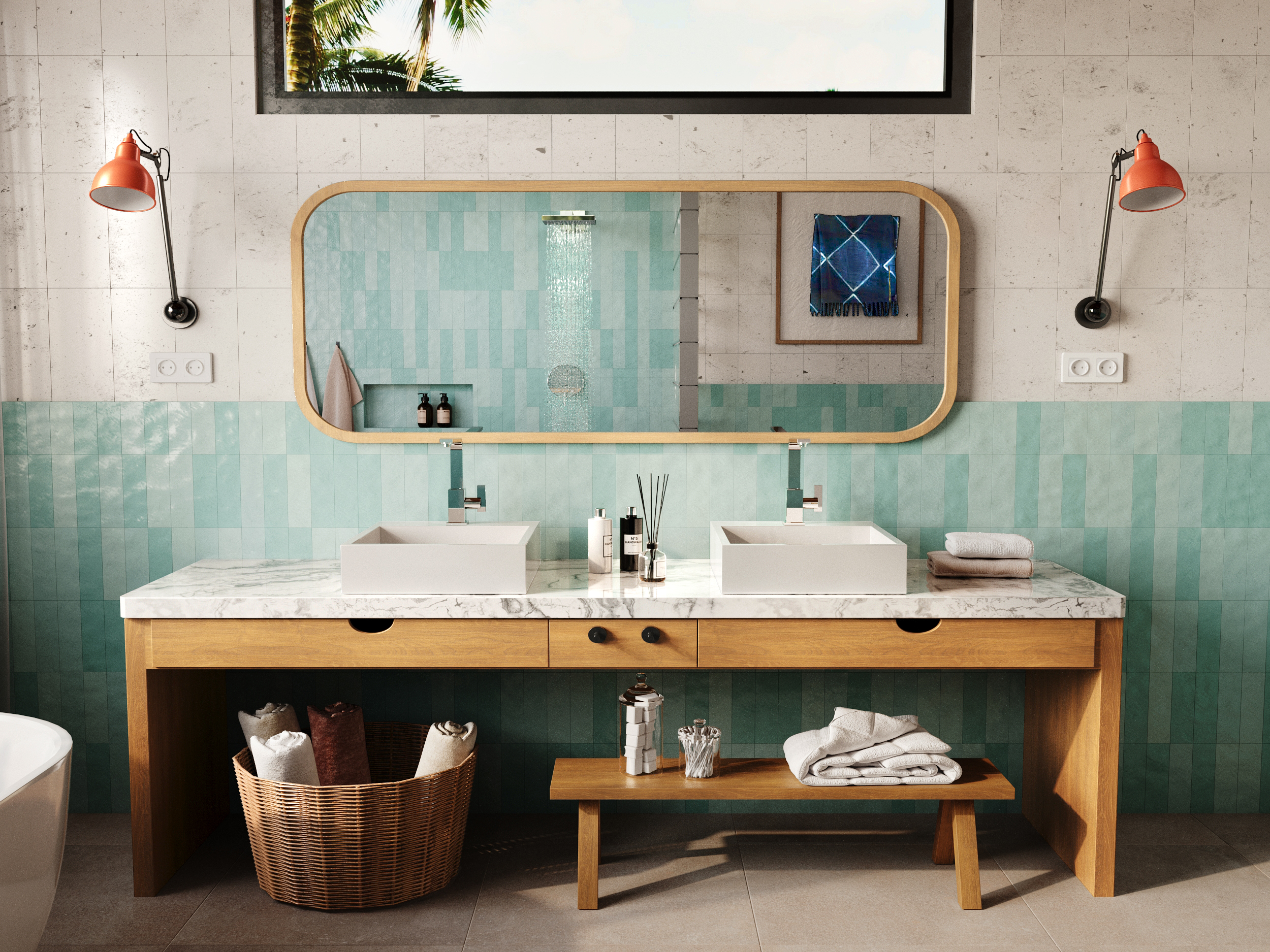 Stunning double basin